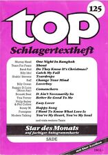 Superbe cahier texte battant n°125 avec photo star - carte postale Sade vintage années 80