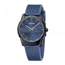Montre Homme CK CALVIN KLEIN EVIDENCE K8R114VN Silicone Bleu Noir SWISS MADE