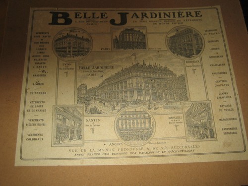 Publicité ancienne belle - la,