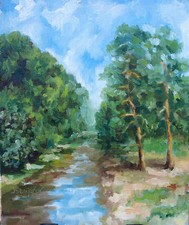 Tableau original toile huile