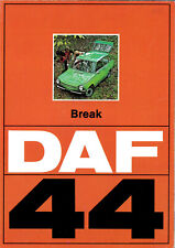 Catalogue brochure dépliant Daf 44 break 1974 FR - France