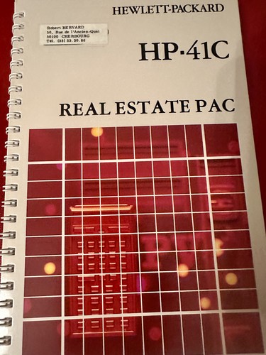 41c real estate pac manual - hp,