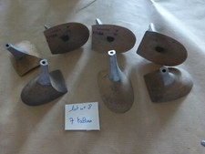 lot 8/ insolite lot DE 7 talon aiguille 1950/60 bois de hêtre + alu  COMINDUS