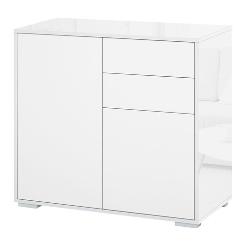 Homcom commode 79x36x74cm - commode,