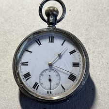 montre à gousset en argent Ancien