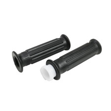 Guidon moto noir 7 / 8 "22mm