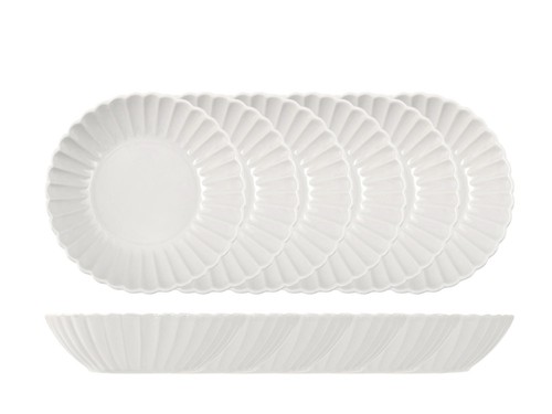 Assiettes creuses lotus en - 6,