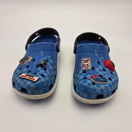 Crocs blue kids nascar clog - kids,