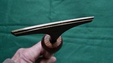 OUTIL ANCIEN BRONZE  RELIURE RELIEUR CUIR FER A DORER PALETTE FILET SIMPLE