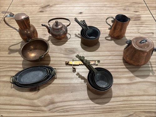 Lot casseroles plat cuivre - lot, de