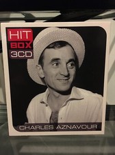 RARE HIT BOX 3xCD DIGIPACK CHARLES AZNAVOUR - ETAT NEUF