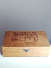 Coffret en bois vintage boite