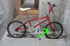 Ancienne Fourche BMX vintage rouge