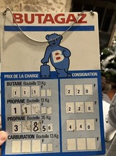 Ancienne Plaque Magasin Butagaz Deco Loft Plastique