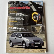 Revue Technique Automobile RTA Nissan Almera 1.4 1.6 Diesel 1998 n°607