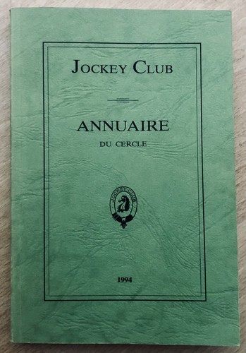 Jockey club annuaire du - club,