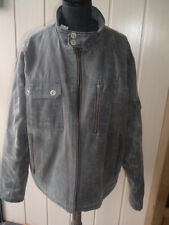 VESTE QUIKSILVER homme imitation cuir lisse gris  mi saison t xl occasion