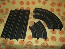Lot x13 RAIL COURBE et DROIT pour CIRCUIT ÉLECTRIQUE POLISTIL Piste Slot Car