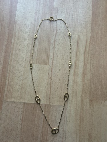 Sautoir maille marine