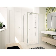Porte de douche pivotante 78-84 cm avec verre transparent Ocean G NOVELLINI