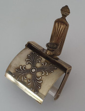 Présentoir bronze papier WC vintage