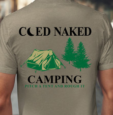 Coed naked camping shirt - naked, t-shirt