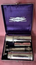 Rasoir Safety Razor Vintage Set Gillette Fabriqué Au Canada Rare