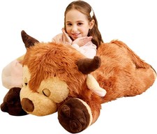 IKASA Peluche Vache Highland