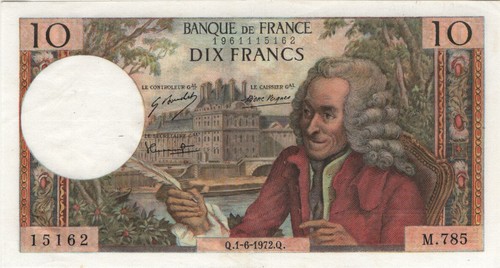 France francs voltaire - -,