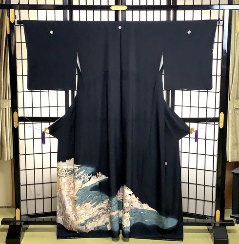 Col superposé kimono soie - superposé,