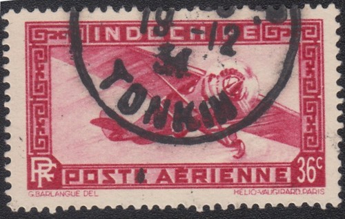 Timbre indochine 1933 poste - rf,
