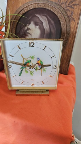 Vintage Imhof Swiss Desk Clock