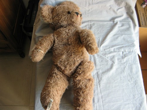 Très ancienne peluche - ours, de