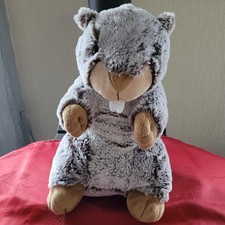 Peluche marmotte RODADOU RODA chiné marron 32cm