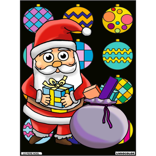 Coloriage père noël - coloriage,