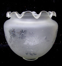 GLOBE VERRE DÉPOLI STYLISÉ A