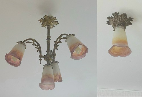 Ensemble lustre plafonnier - lustre,