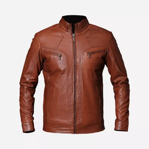 Blouson motard homme vintage
