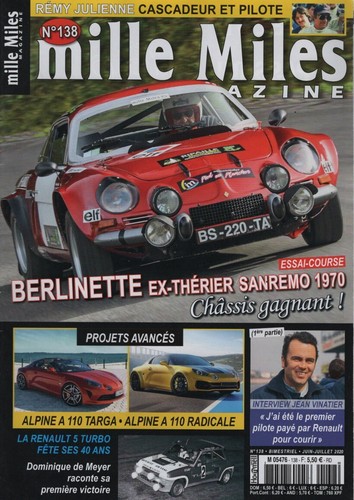 Mille miles 138 - 138, alpine
