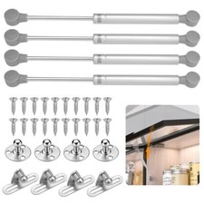 4 Pièces Vérin Hydraulique pour Meuble Vérin à Gaz 200N/20kg avec Vis Amortis...
