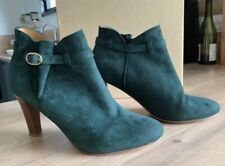 Bottines À Talon En Daim Sézane