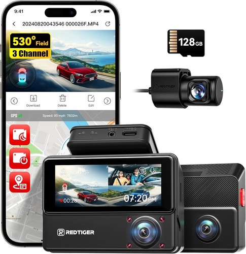 Redtiger 530 dashcam - redtiger, 530°