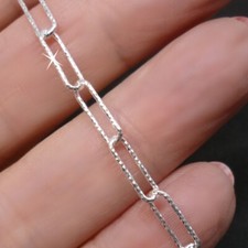 925 Argent Sterling Trombone Bracelet,Chaîne Tailles pour Femmes & Filles,Cadeau