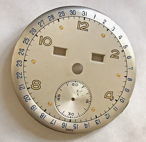 Cadran montre ancienne - , or