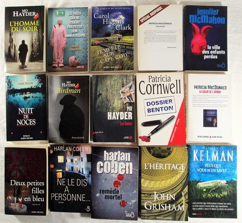 Lot romans policiers grand - 32,