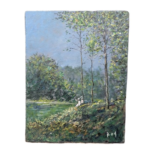 Acrylique sur panneau - sur, de