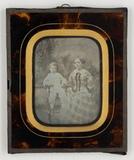 Daguerreotype, quater plate, dans le parc vintage daguerreotype,  daguerreotyp