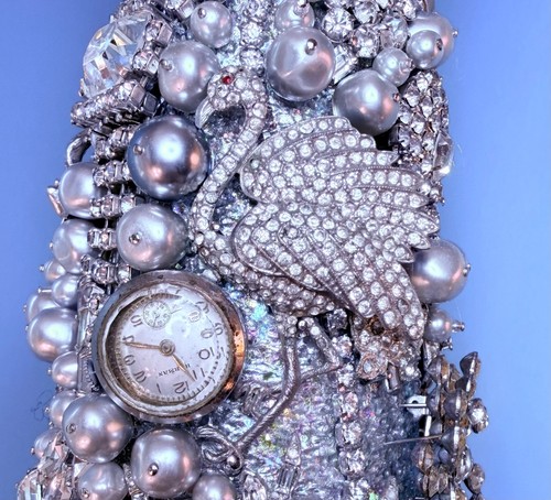 Handmade vintage rhinestone - handmade,
