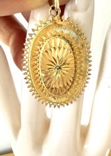 Pendentif Médaillon plaqué