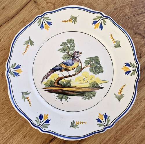 Ancienne assiette chantournee - ancienne,